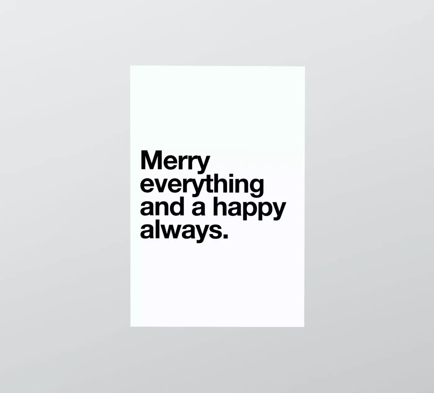 Merry sticker by Mottos by Sinan Saydik