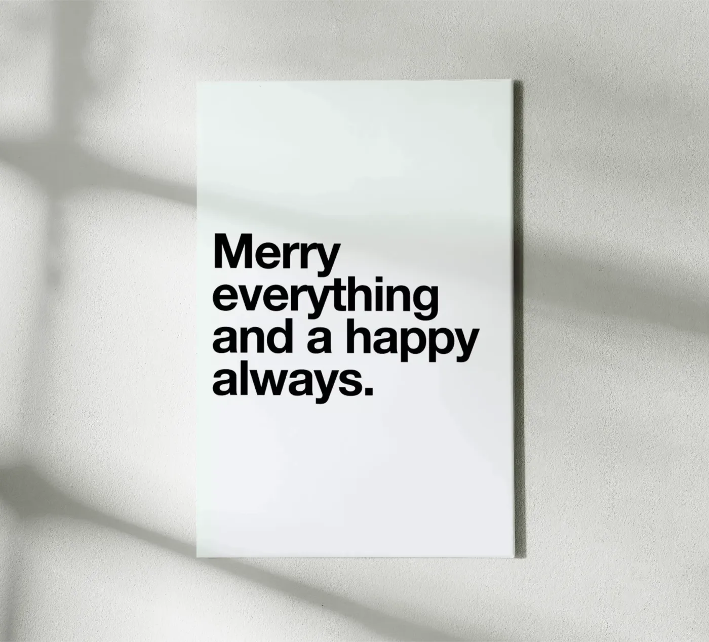 Merry tela da Mottos by Sinan Saydik