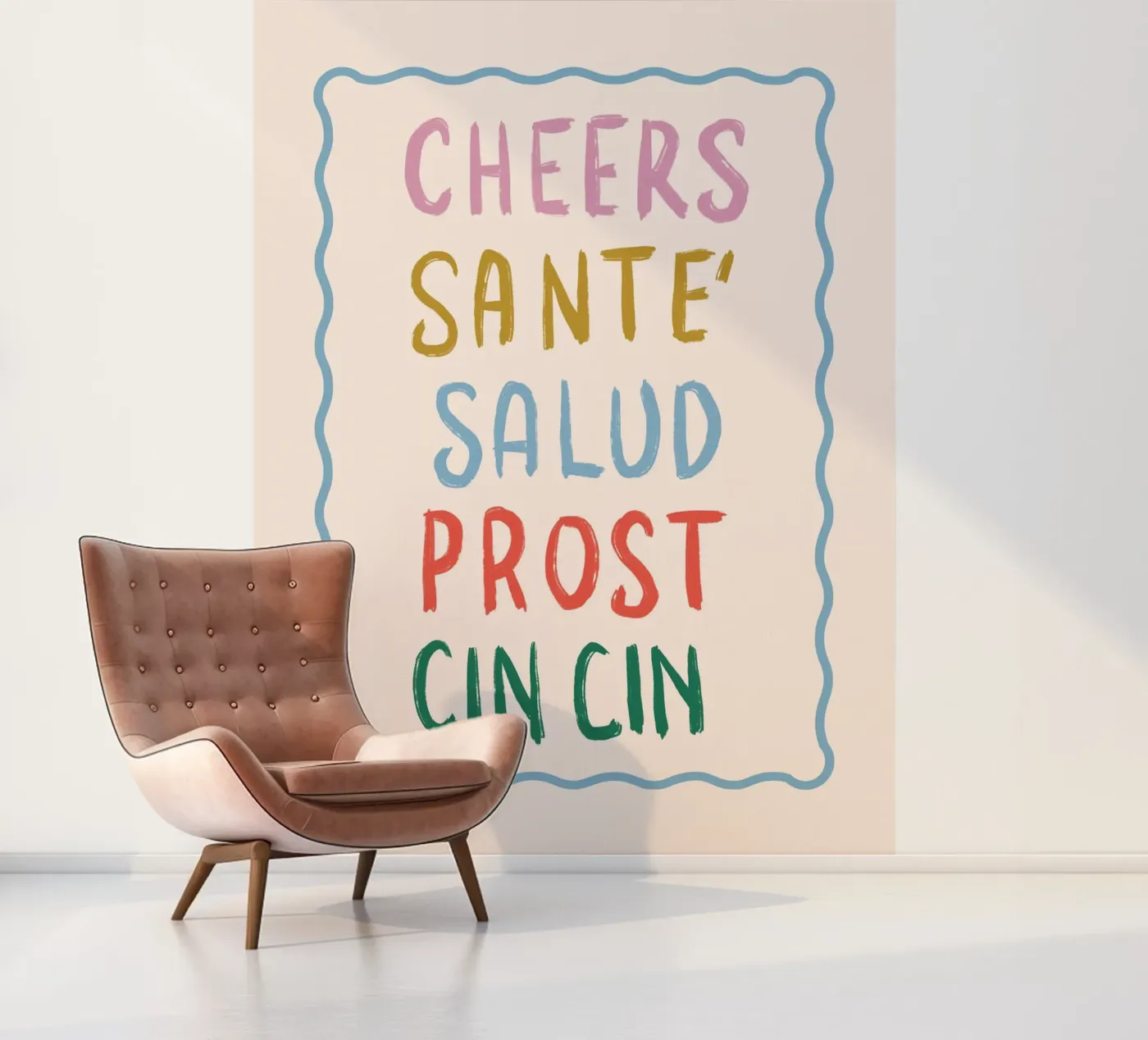 Proost fotobehang van cafelab