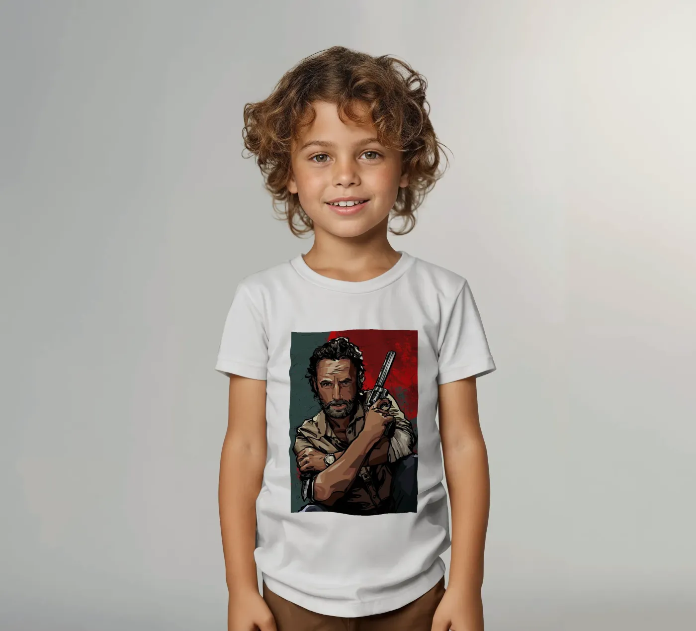 Rick Grimes t-shirt bambini da nabakumov