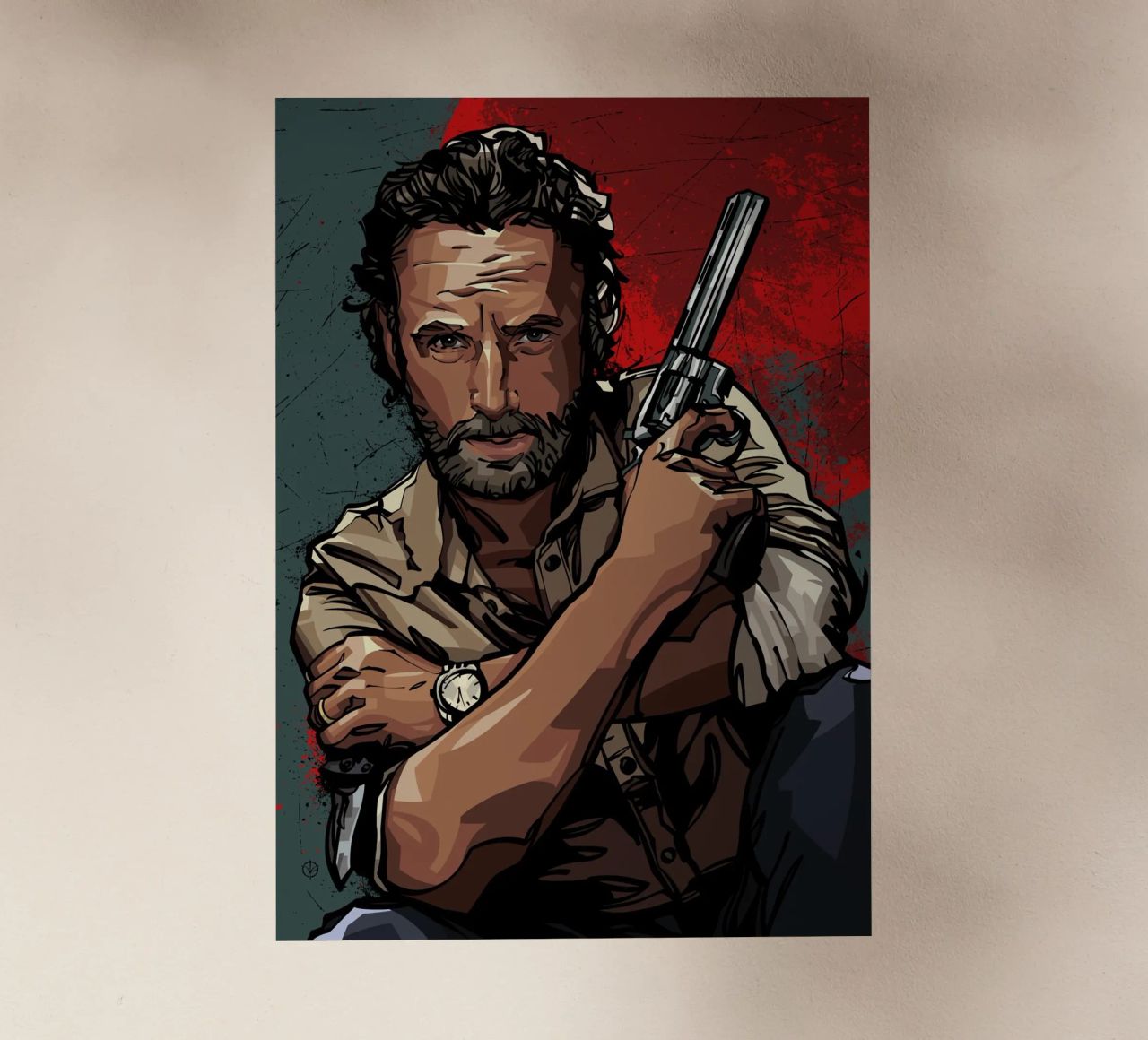 Rick Grimes pellicola backlit da nabakumov