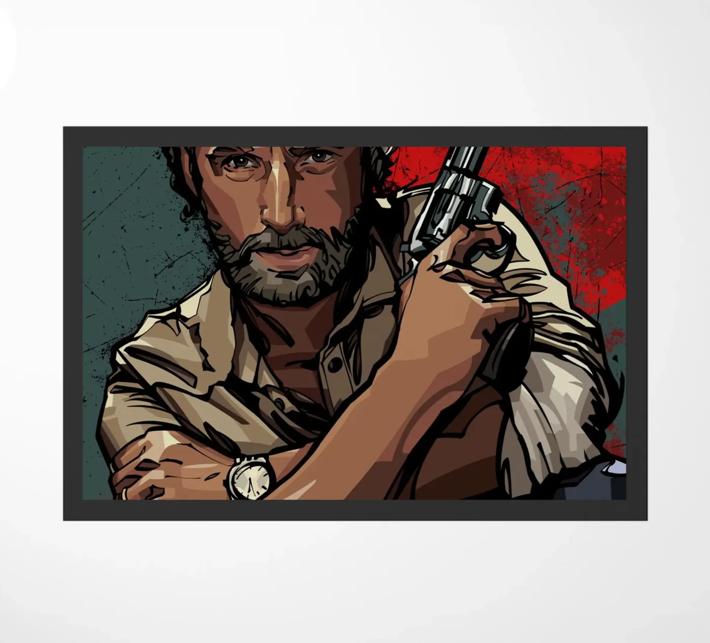 Rick Grimes deurmat van nabakumov