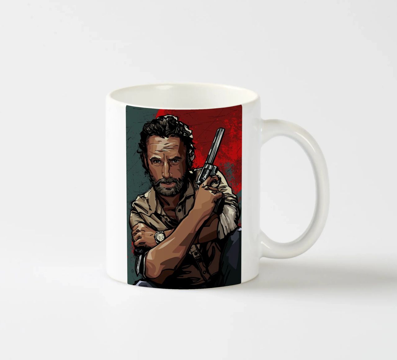 Rick Grimes tazza in ceramica da nabakumov