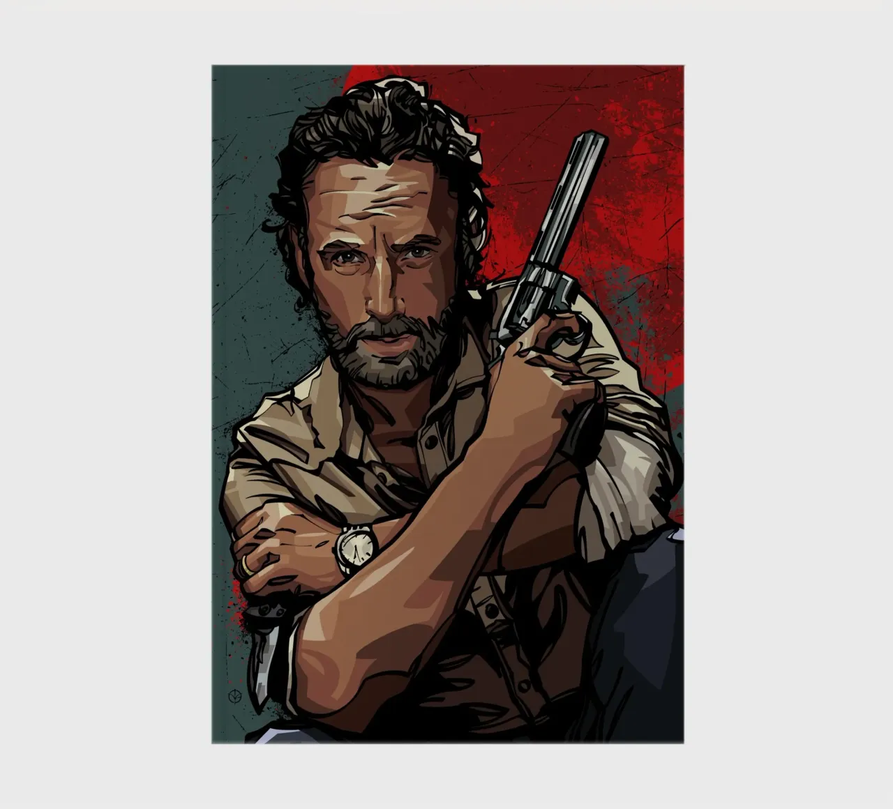 Rick Grimes notebook by nabakumov