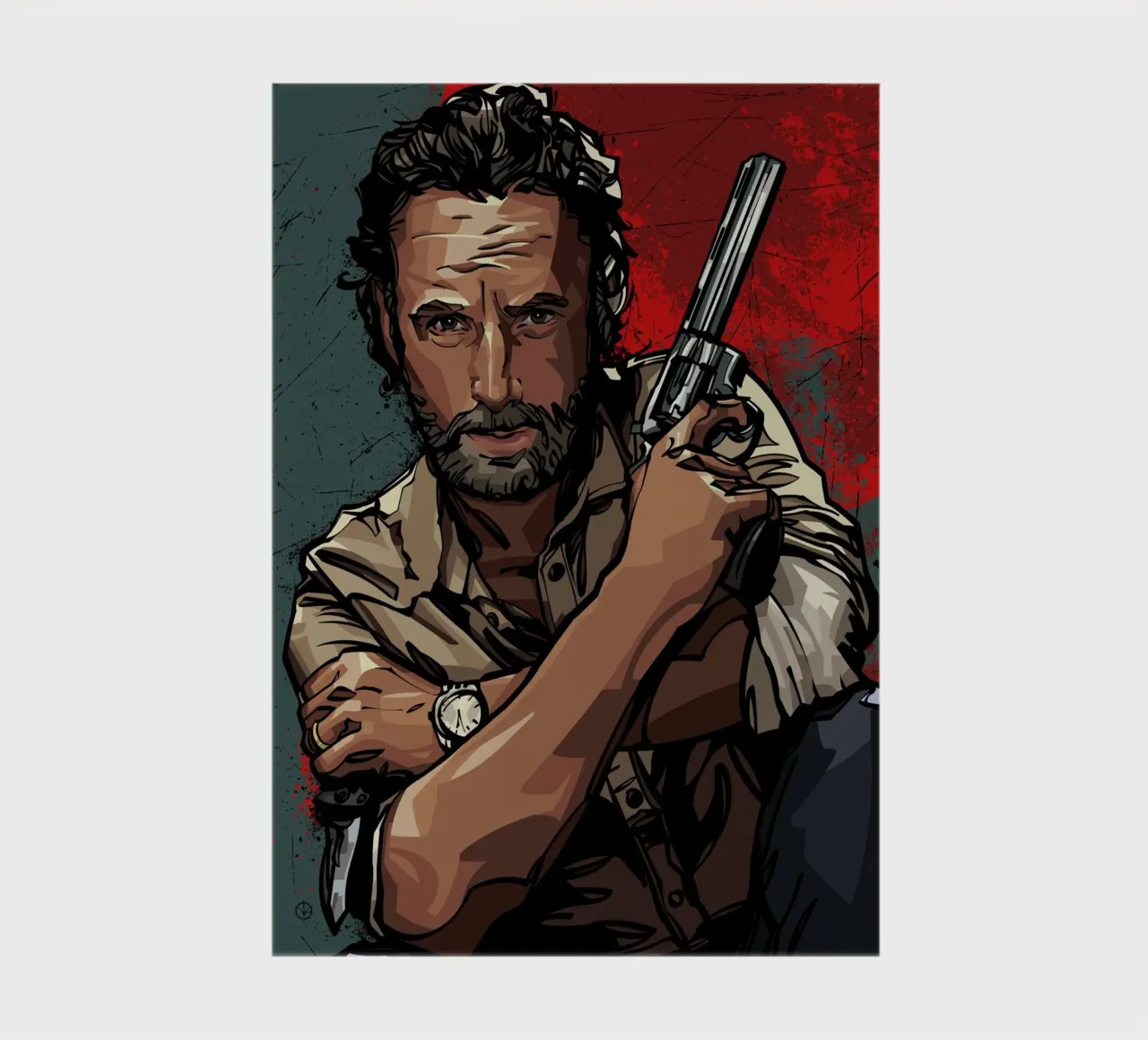 Rick Grimes notebook by nabakumov