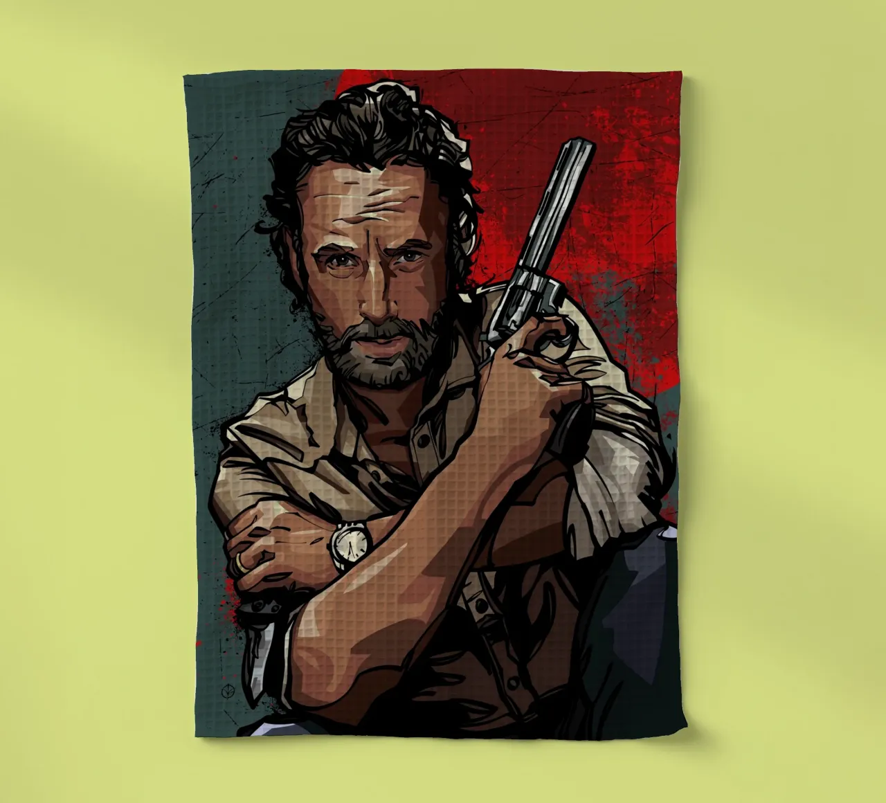 Rick Grimes canovaccio da cucina da nabakumov