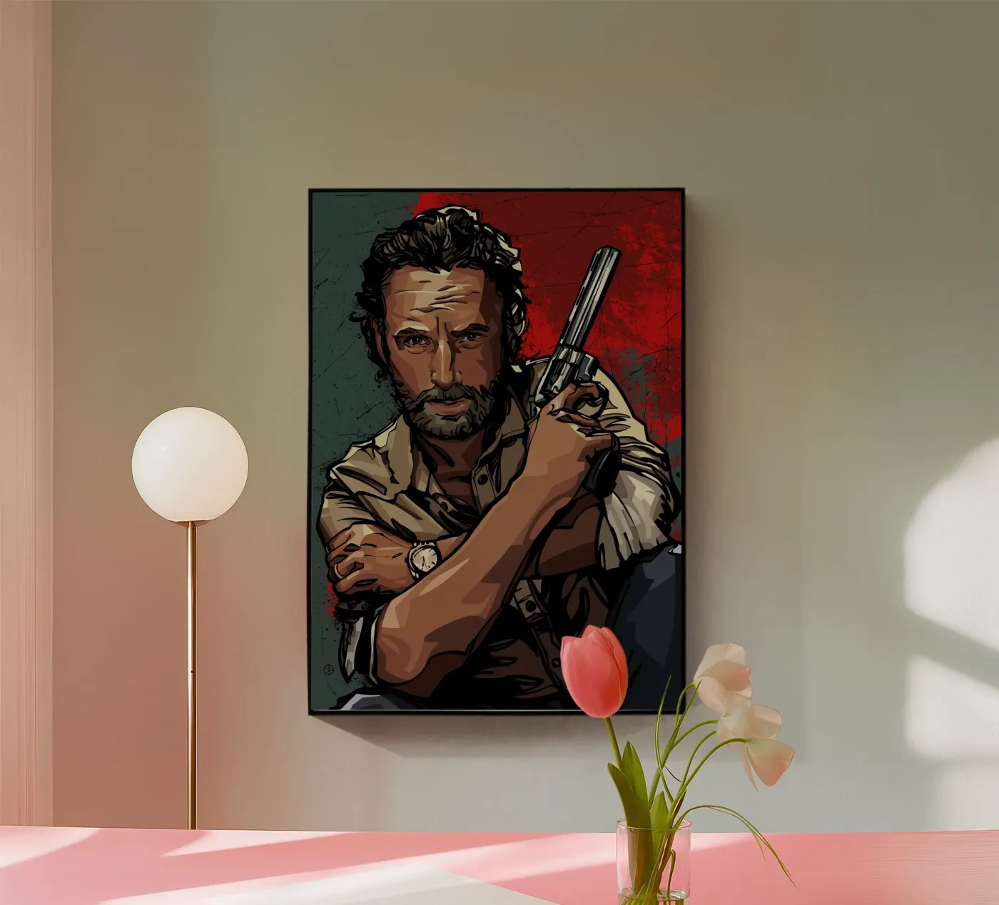 Rick Grimes acryl van nabakumov