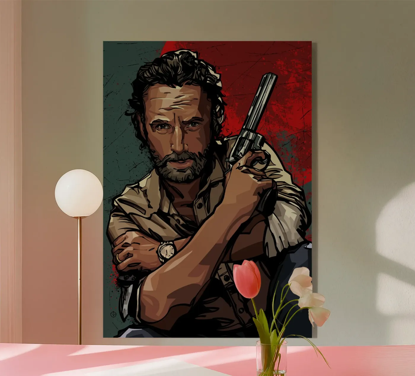 Rick Grimes acryl van nabakumov