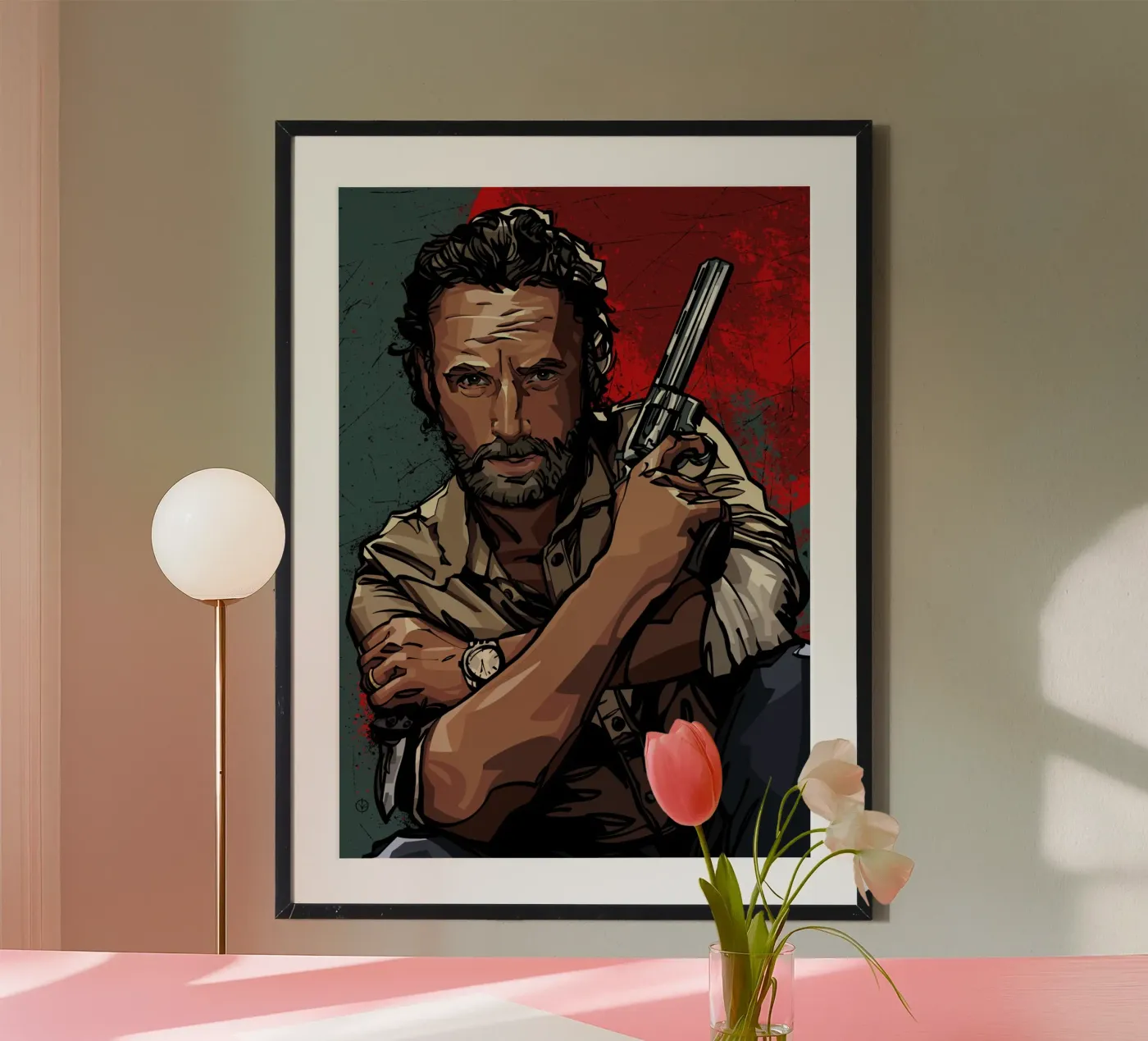 Rick Grimes poster van nabakumov