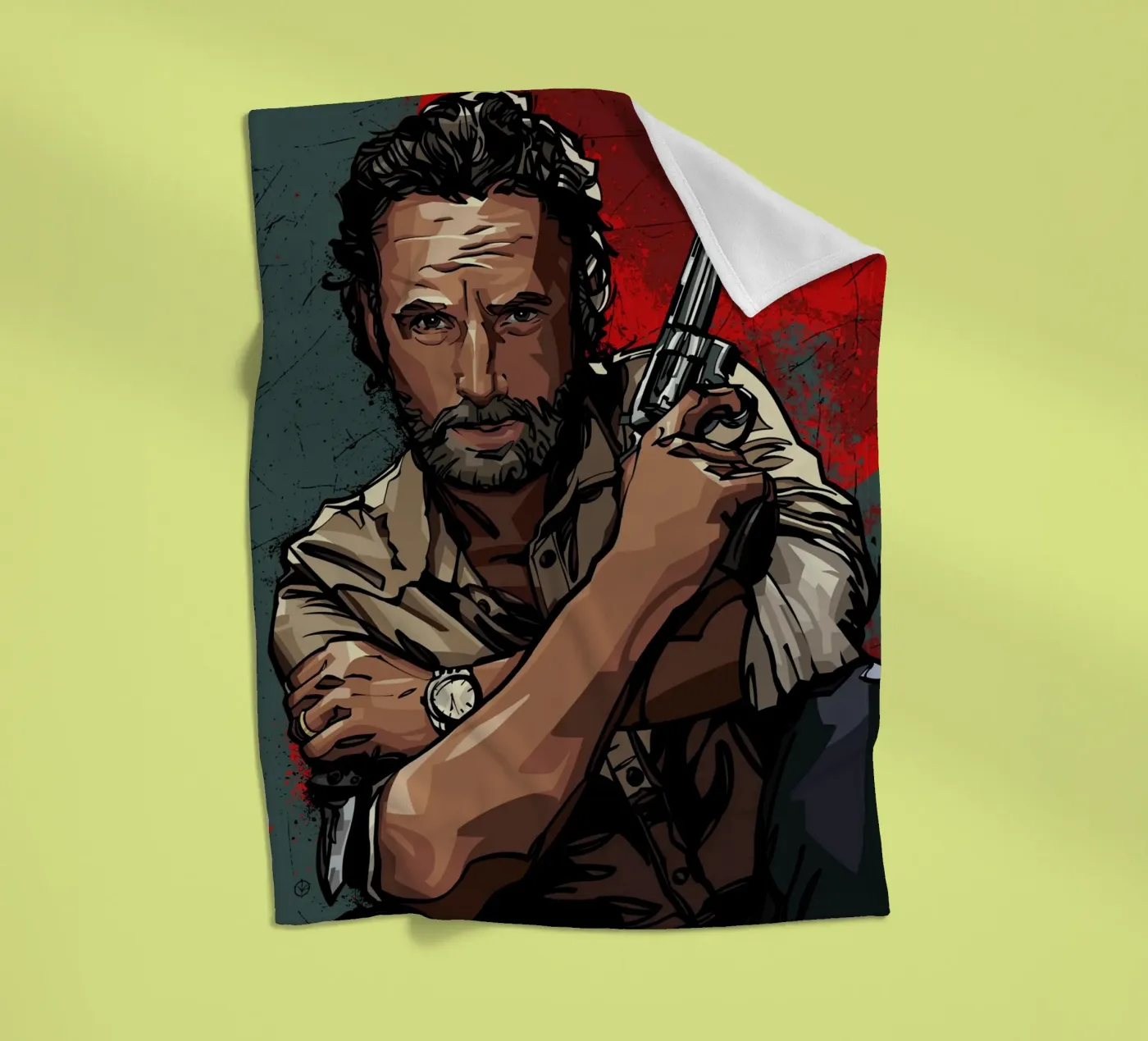 Rick Grimes Fleecedecke von nabakumov
