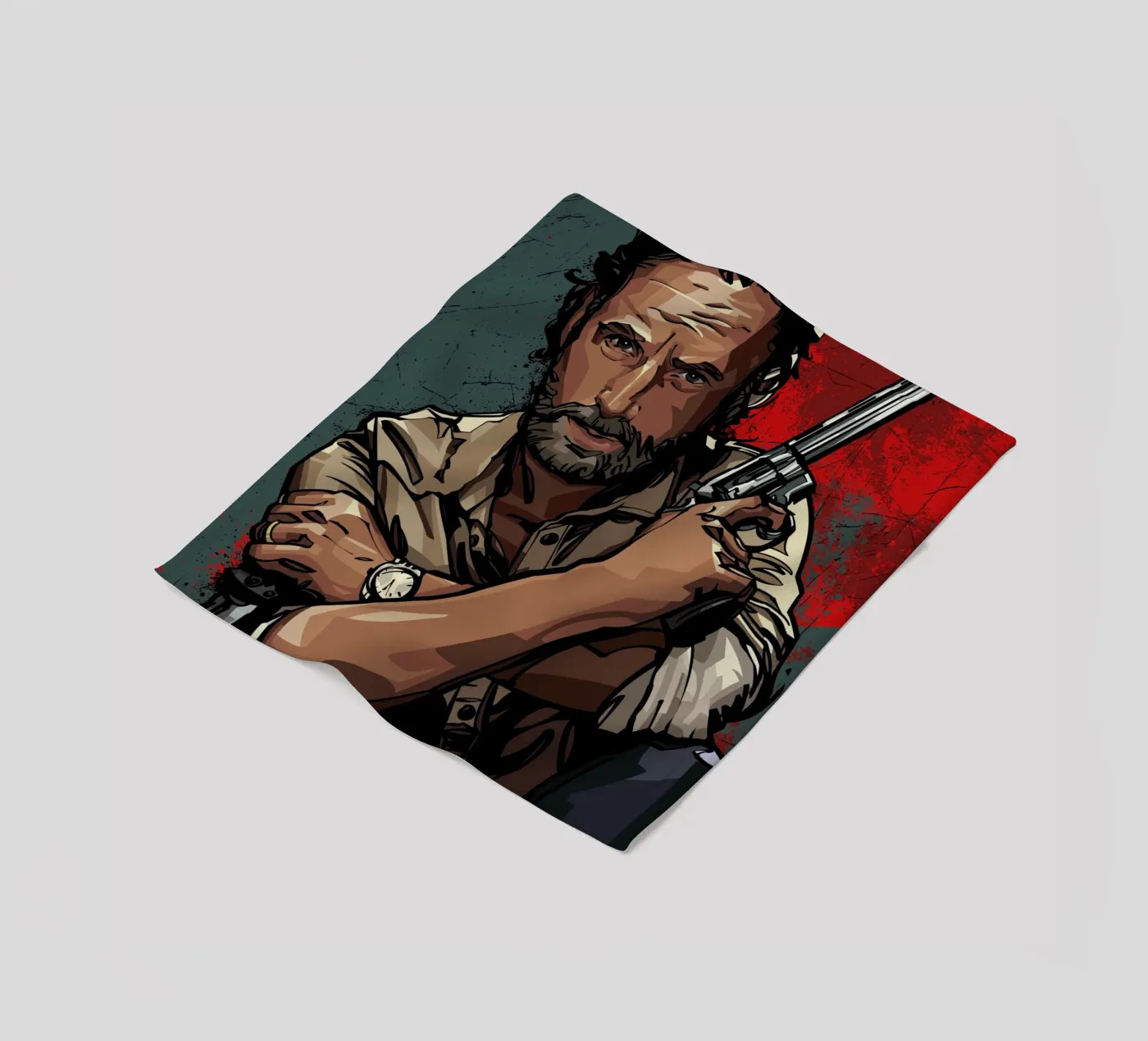 Rick Grimes Fleecedecke von nabakumov