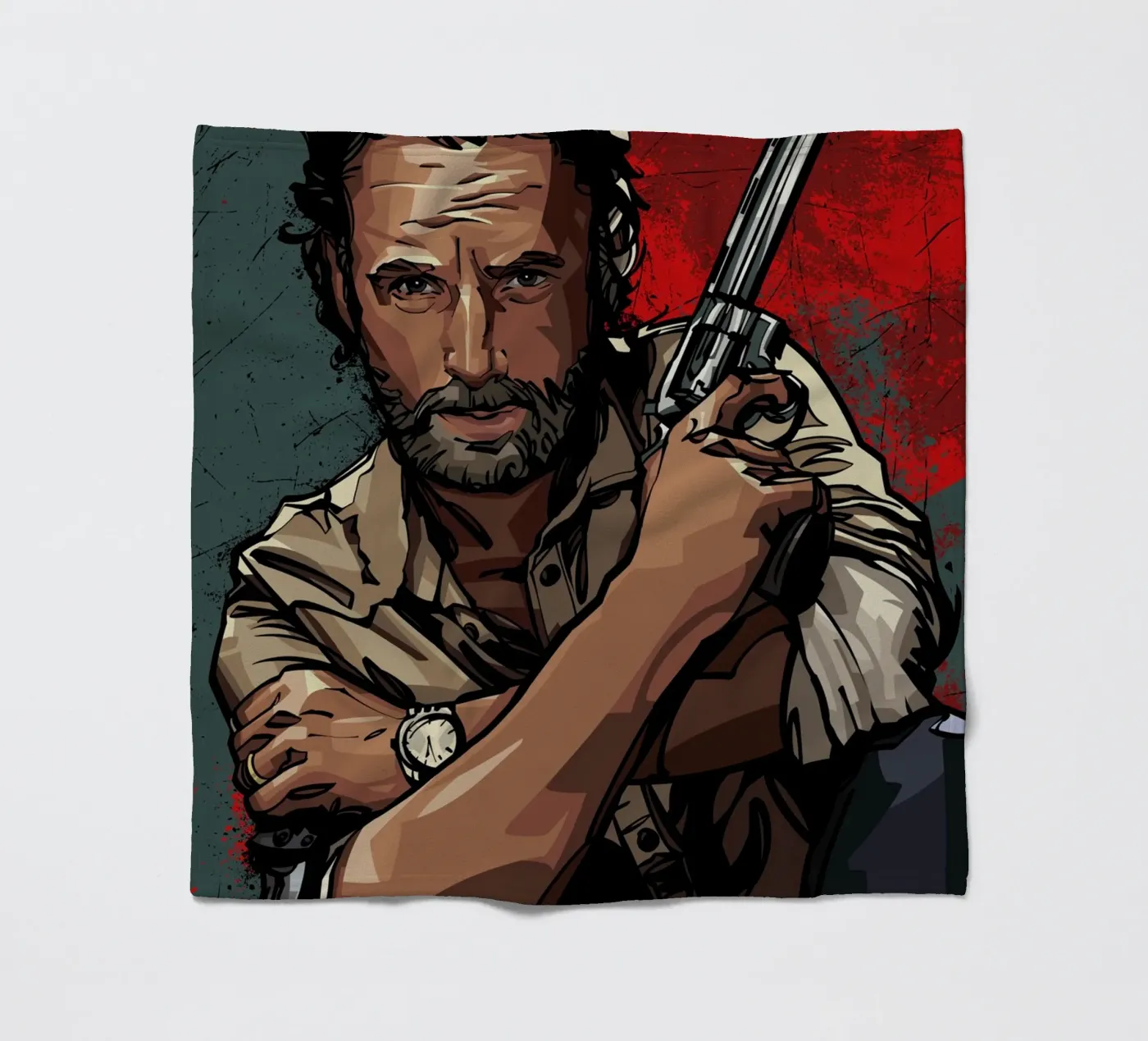 Rick Grimes Fleecedecke von nabakumov