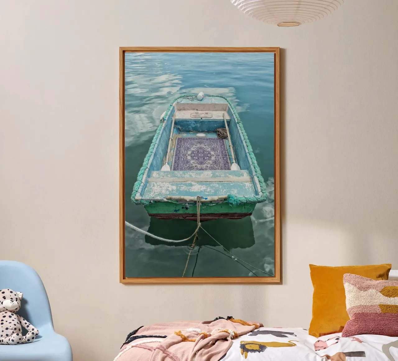 Oldtimer-Fischerboot Alu-Dibond von Curious Collections by Marielle Leenders