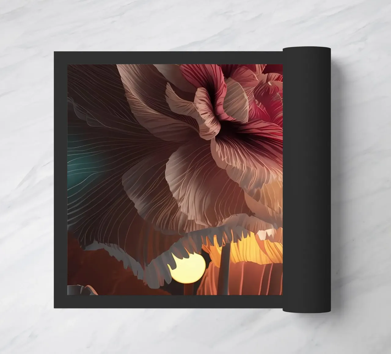 Serene Petals doormat by Artistic-shop