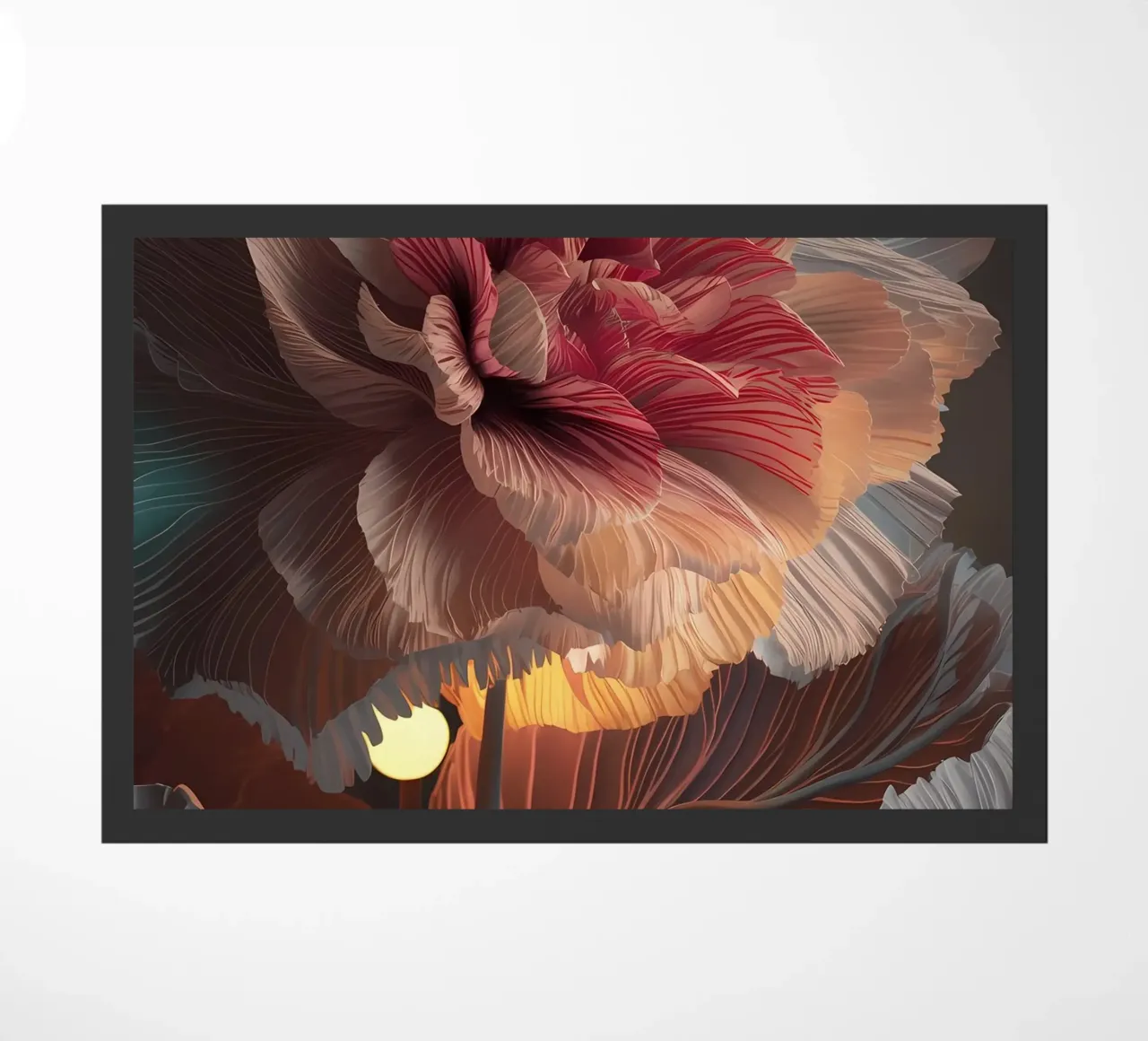 Serene Petals doormat by Artistic-shop