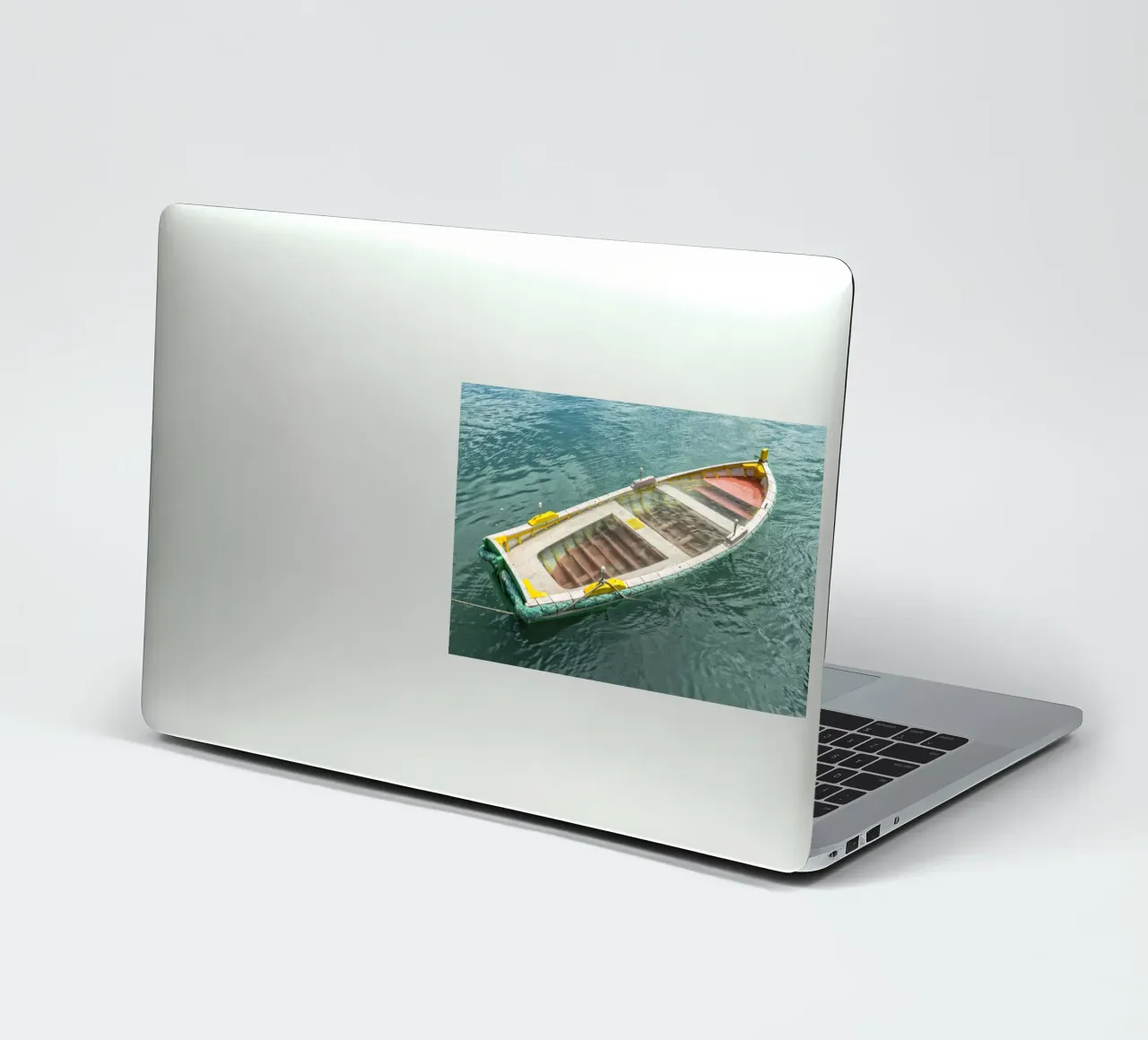Sinking fishing boat sticker by Curious Collections by Marielle Leenders