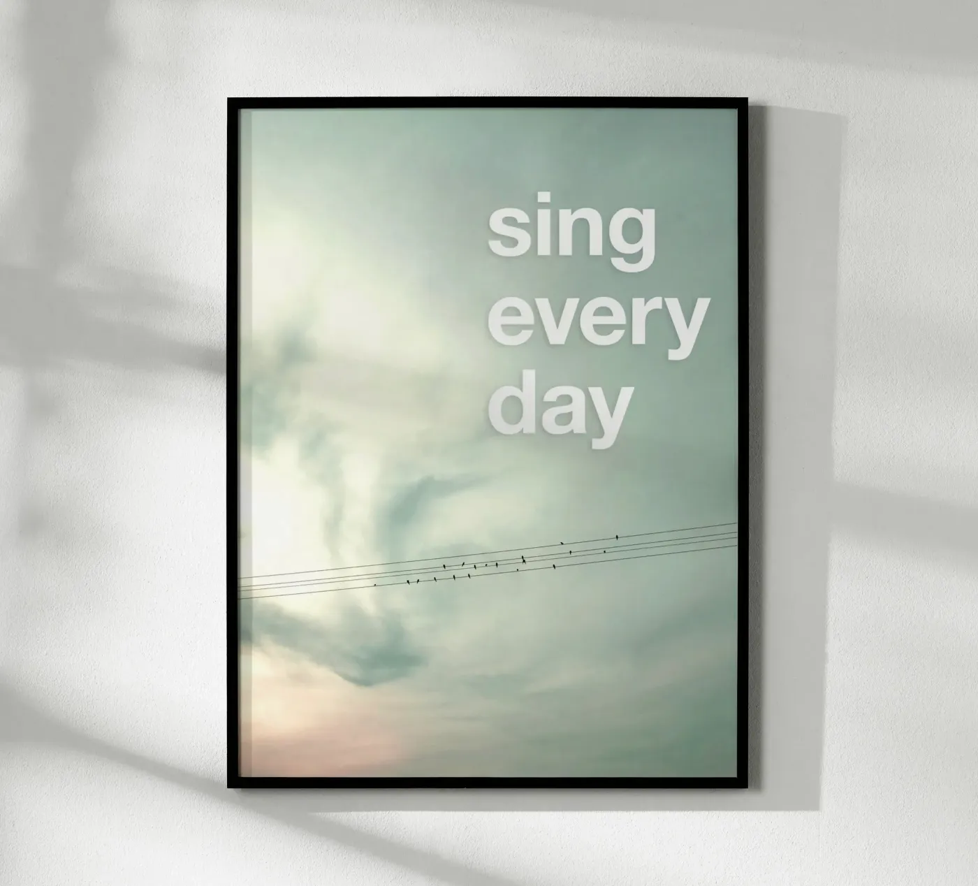 Sing every day poster by Angel Heart
