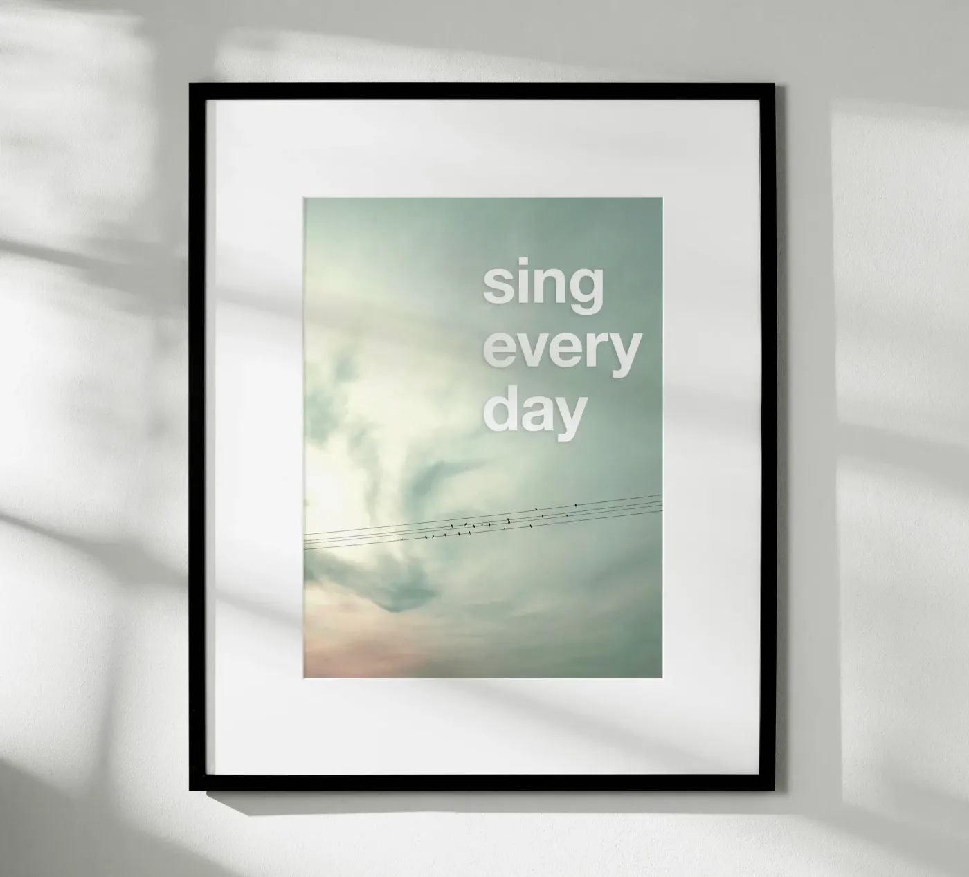 Sing every day poster by Angel Heart
