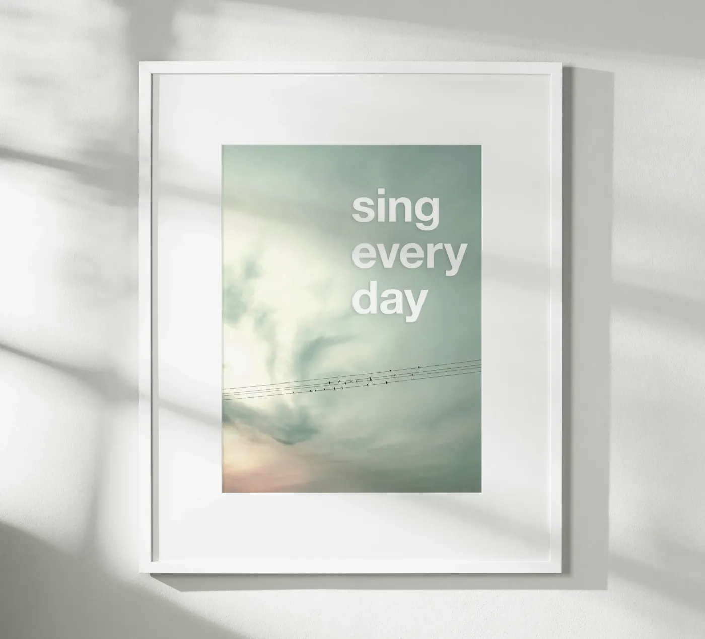 Sing every day poster by Angel Heart
