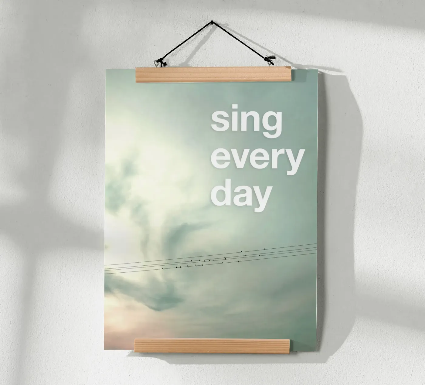 Sing every day poster by Angel Heart
