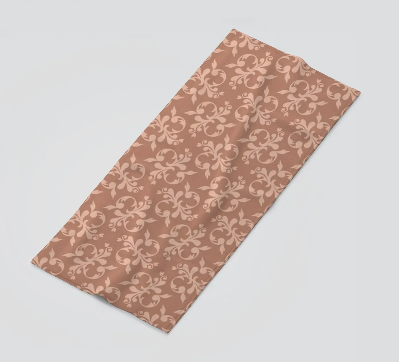 Arabesque Peach pattern telo mare da Vivi Nicolin