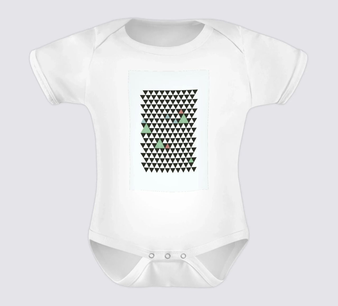 Nordic Pattern body neonato maniche corte da Studio One