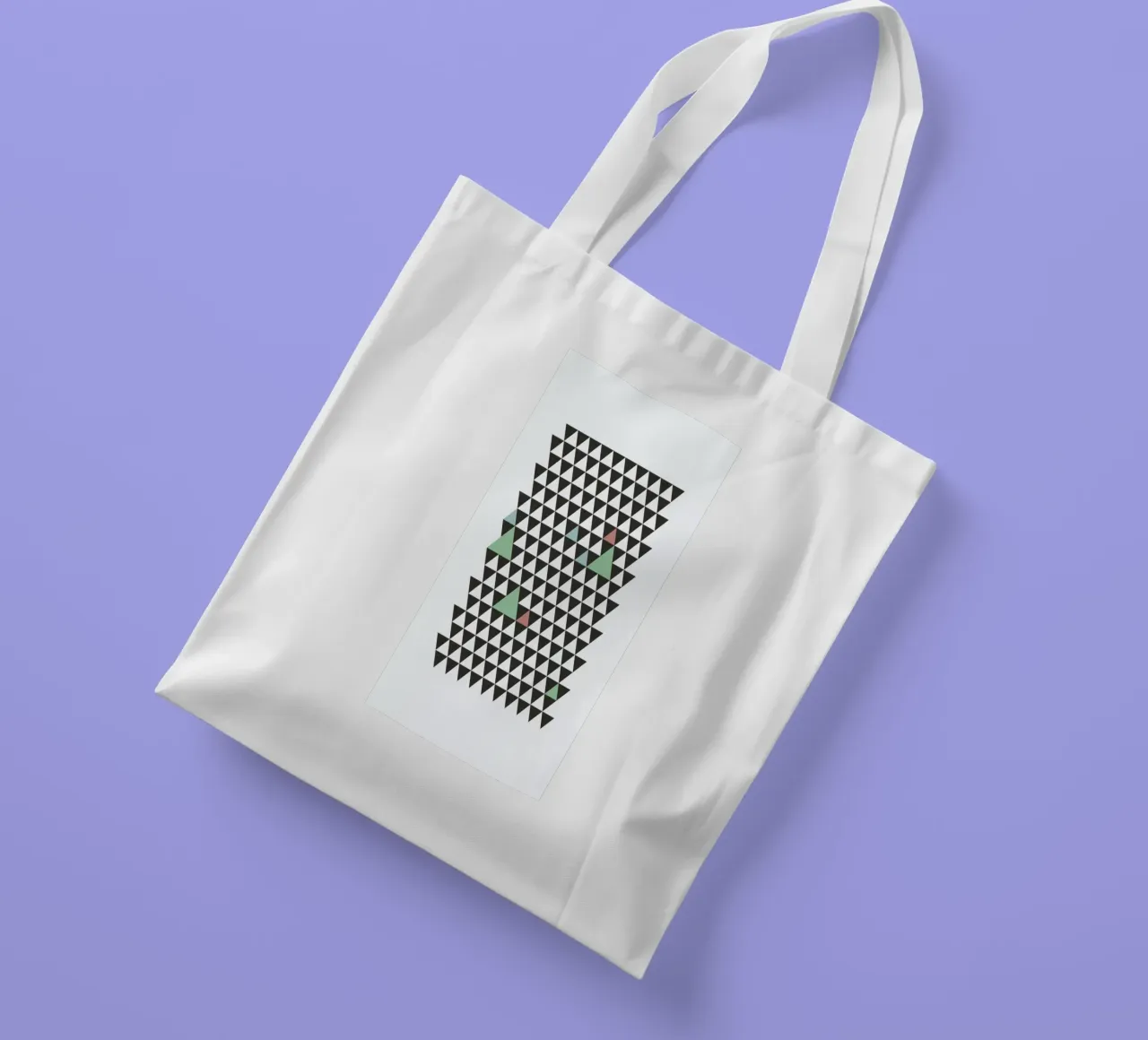 Nordic Pattern borsa in juta da Studio One