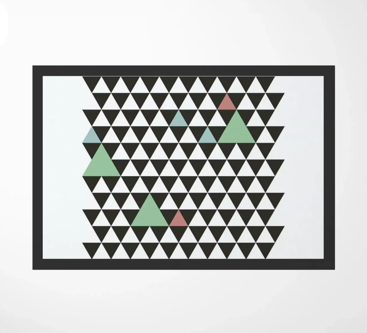 Nordic Pattern doormat by Studio One