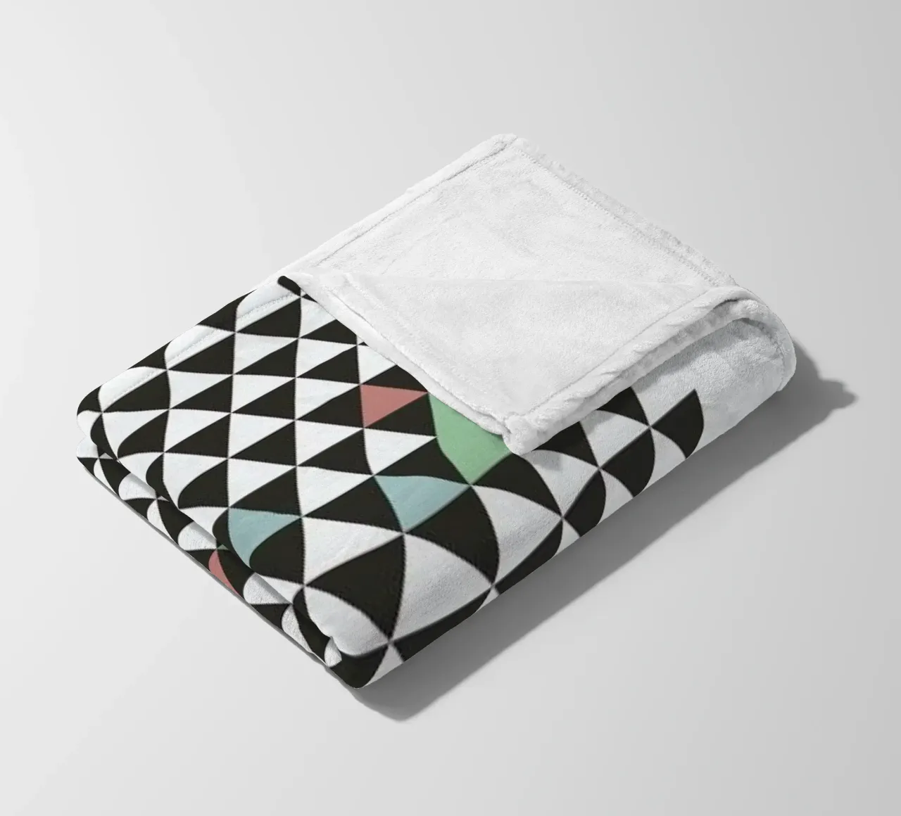 Nordic Pattern fleece blanket by Studio One