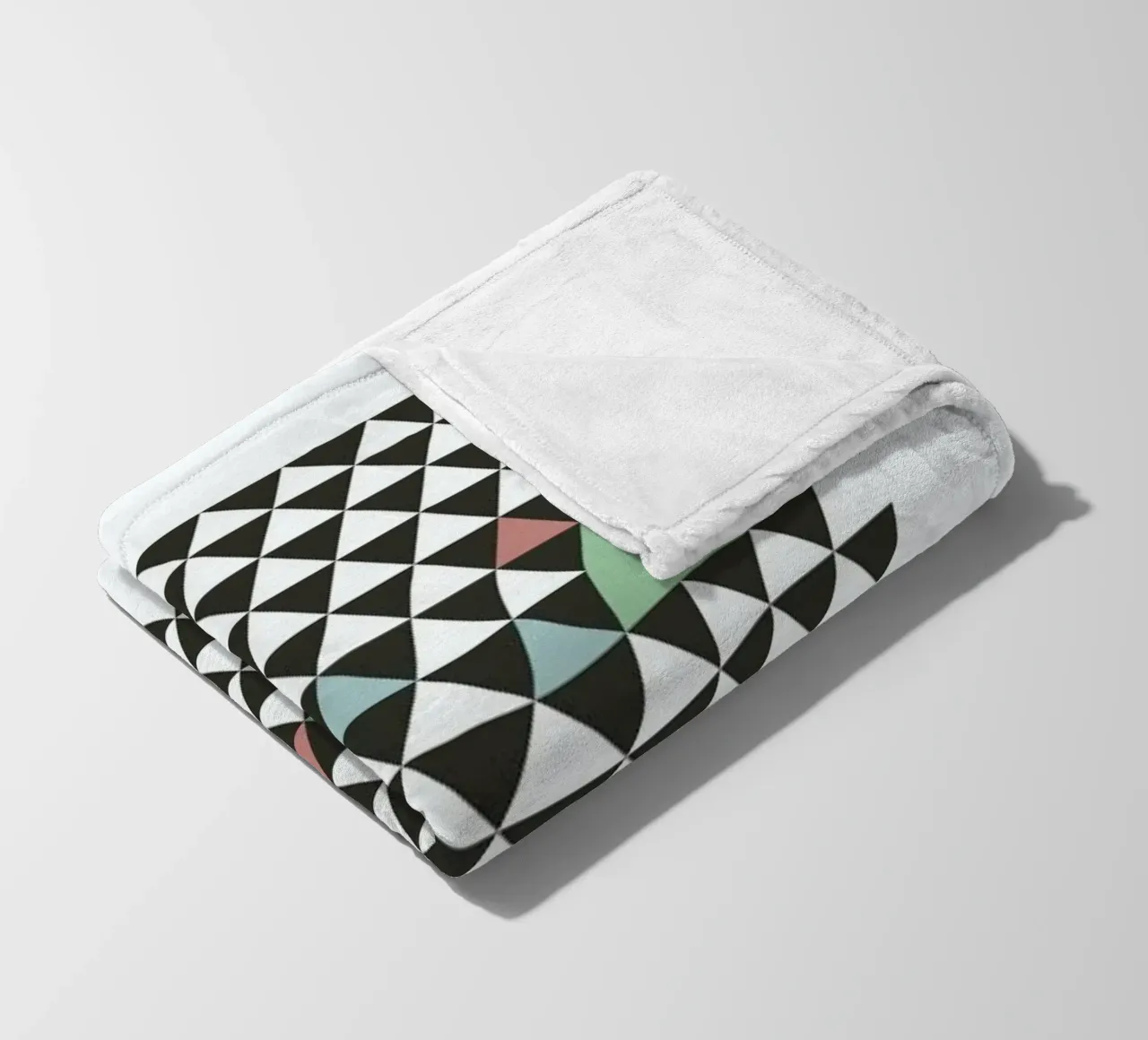 Nordic Pattern fleece blanket by Studio One