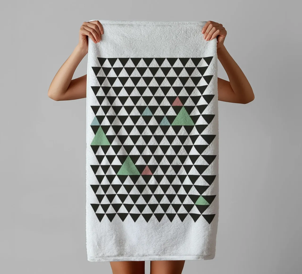 Nordic Pattern badhanddoek van Studio One