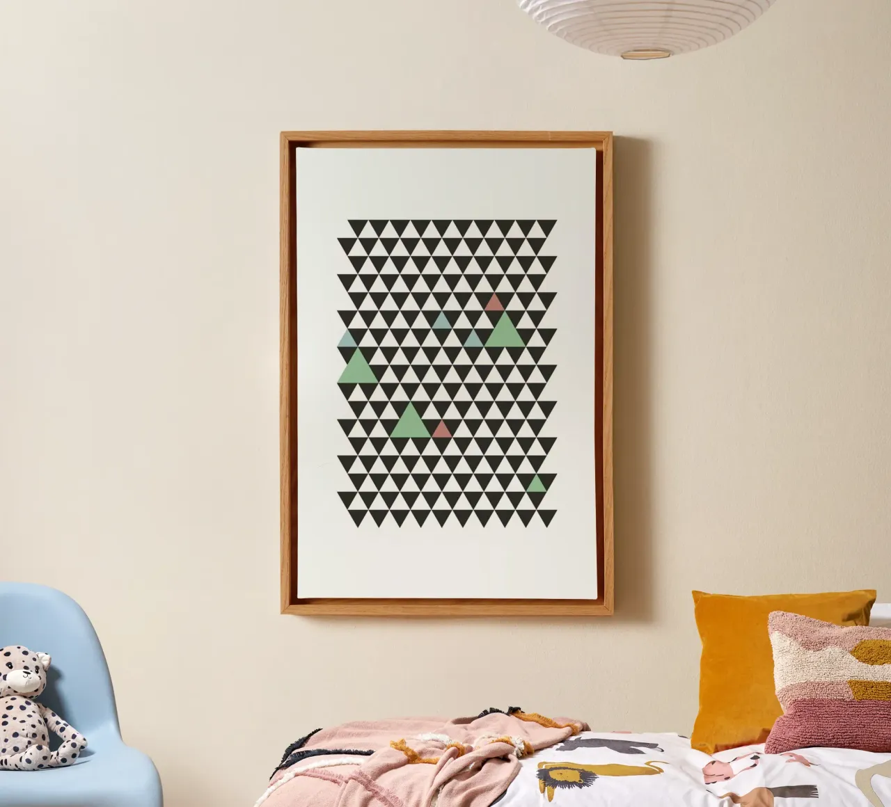 Nordic Pattern canvas van Studio One
