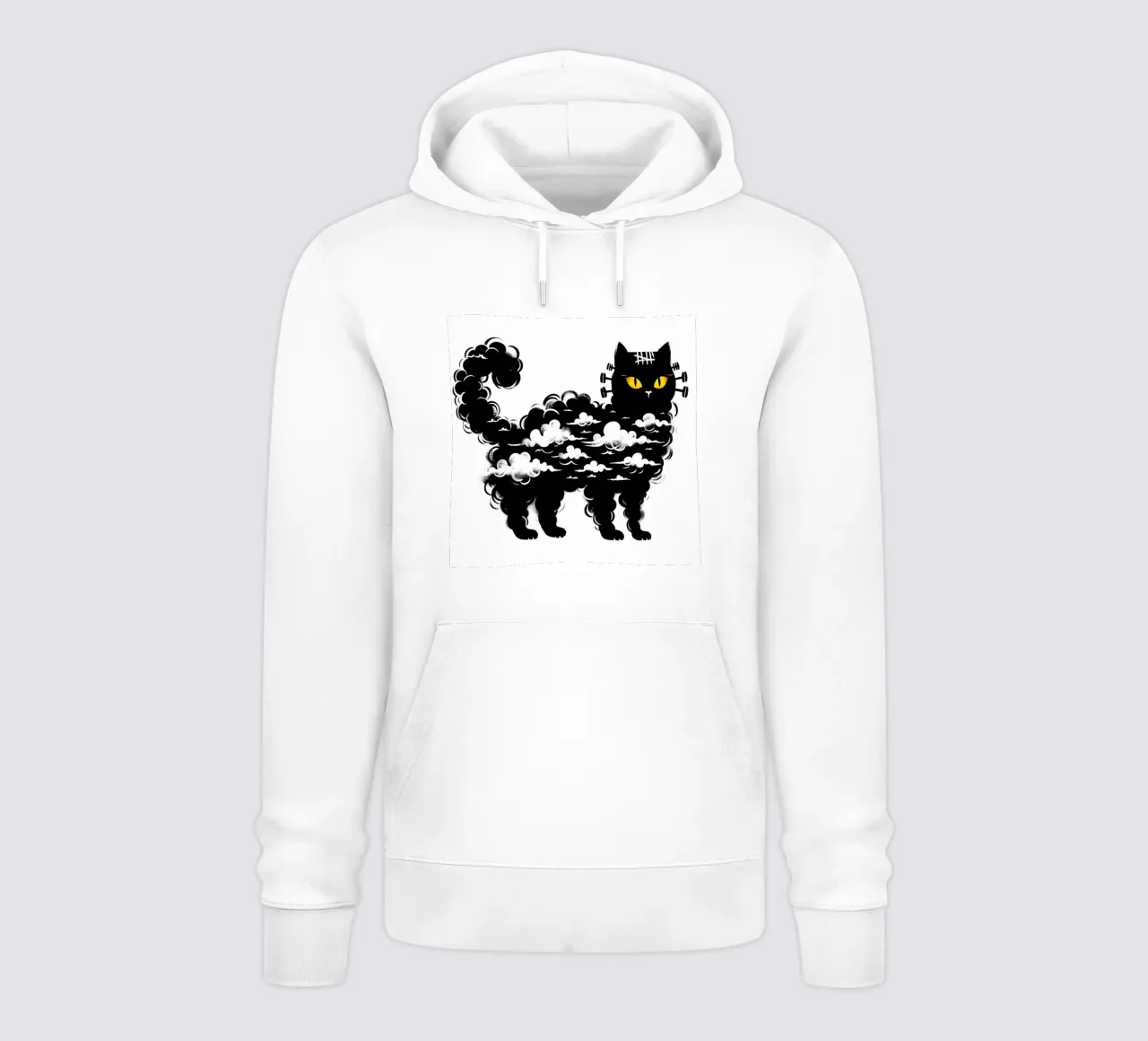 Il gatto di Frankenstein felpa con cappuccio da ARTOMATIC