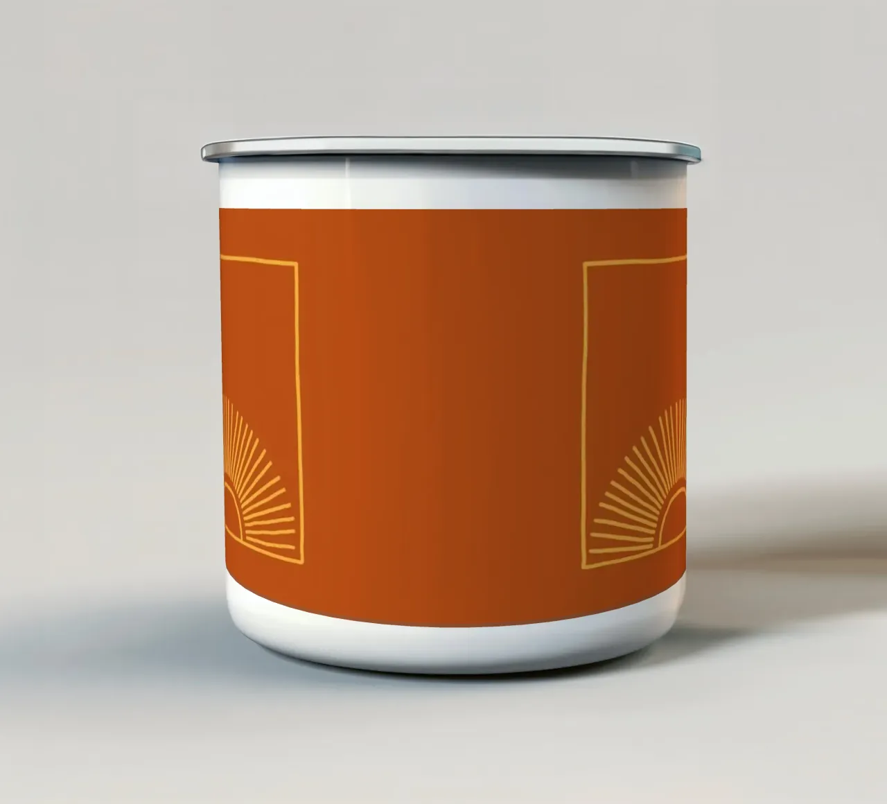 Caramel Sun tazza in smalto da AnyoneCanYeehaw
