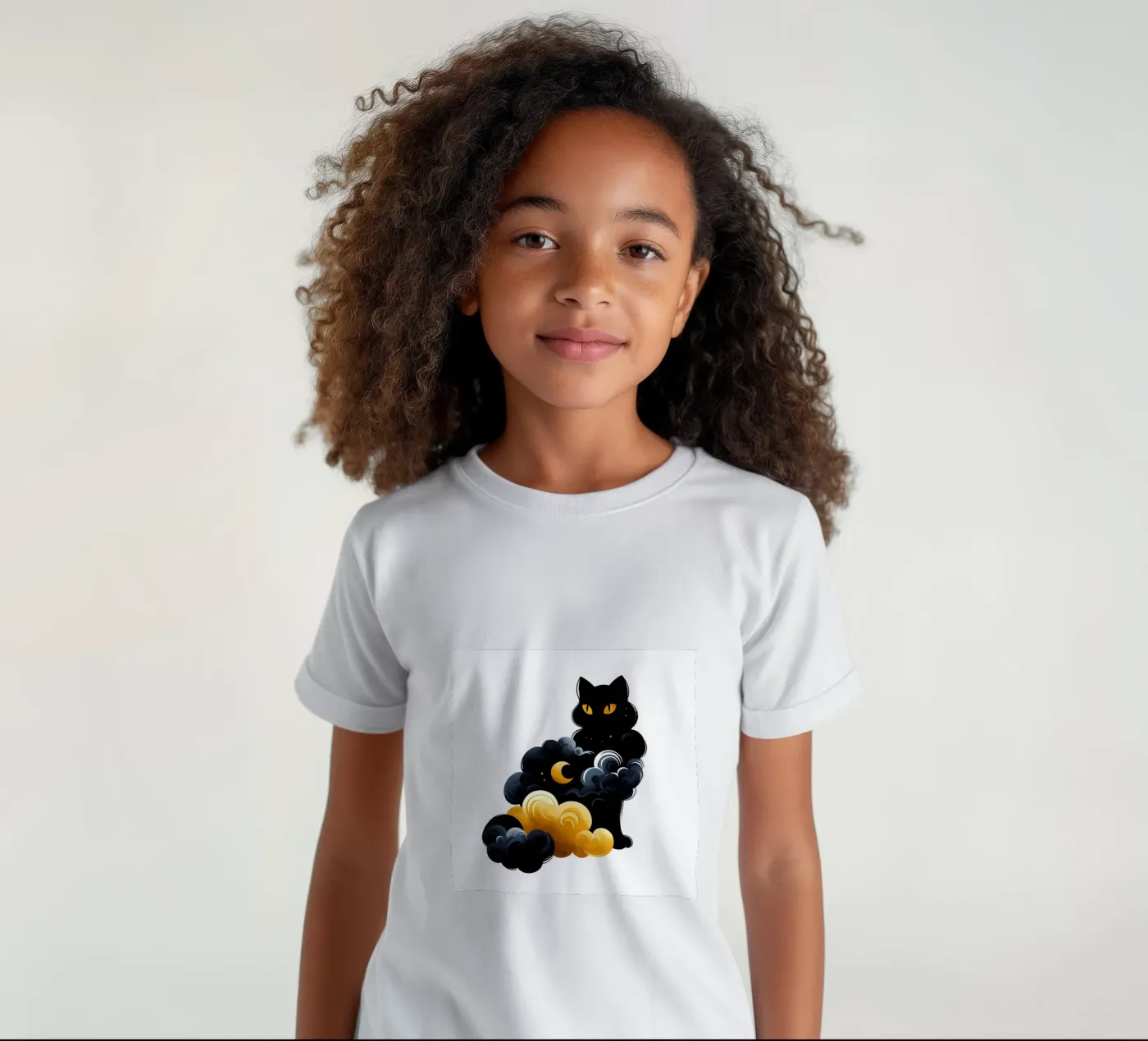 Hemelse Kat kinder t-shirt van ARTOMATIC
