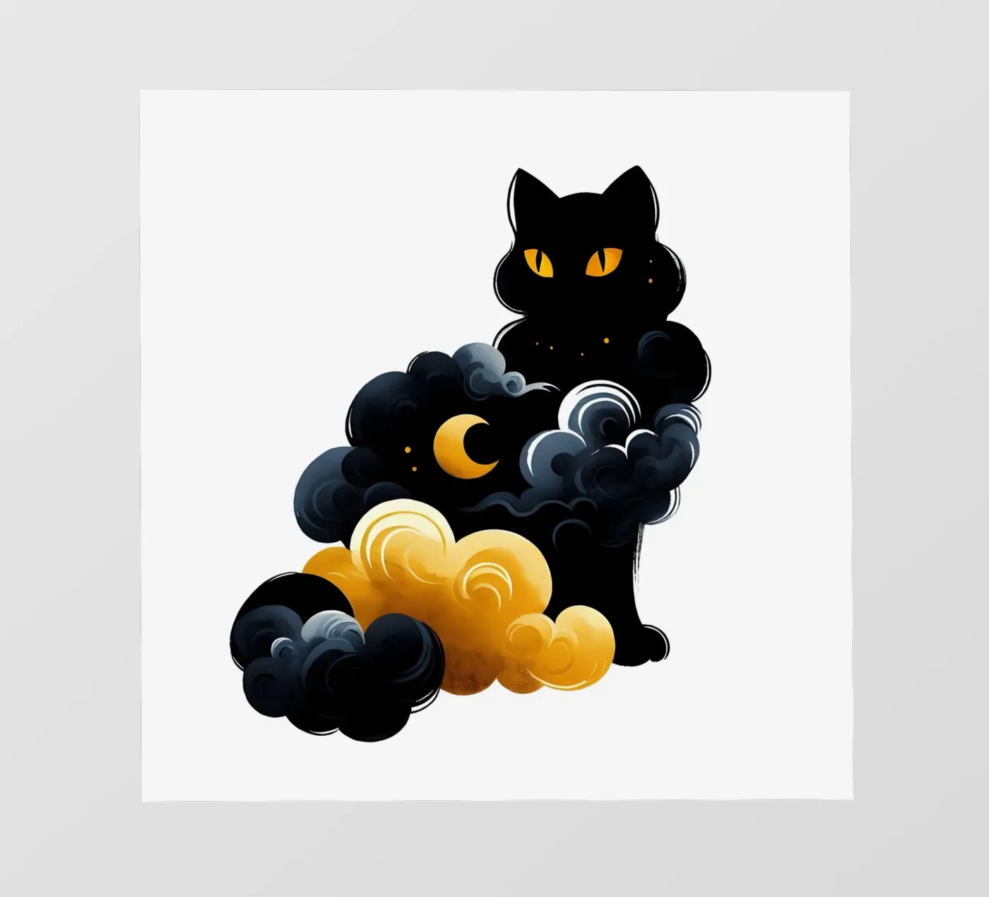 Gatto Celeste telo in pvc da ARTOMATIC