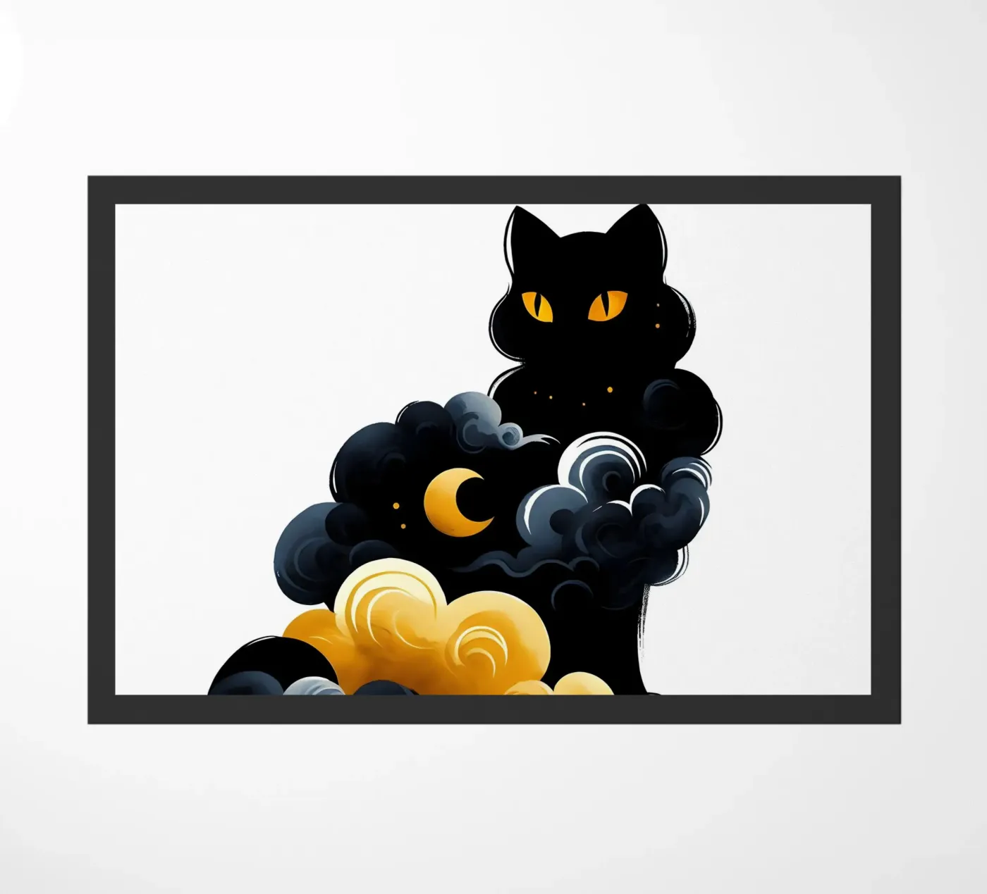 Celestial Cat doormat by ARTOMATIC