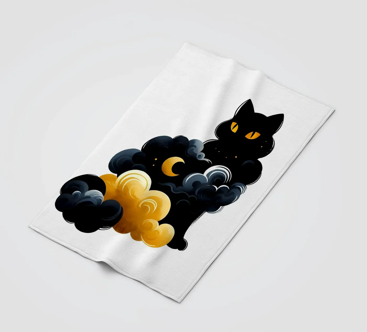 Gatto Celeste coperta in pile da ARTOMATIC