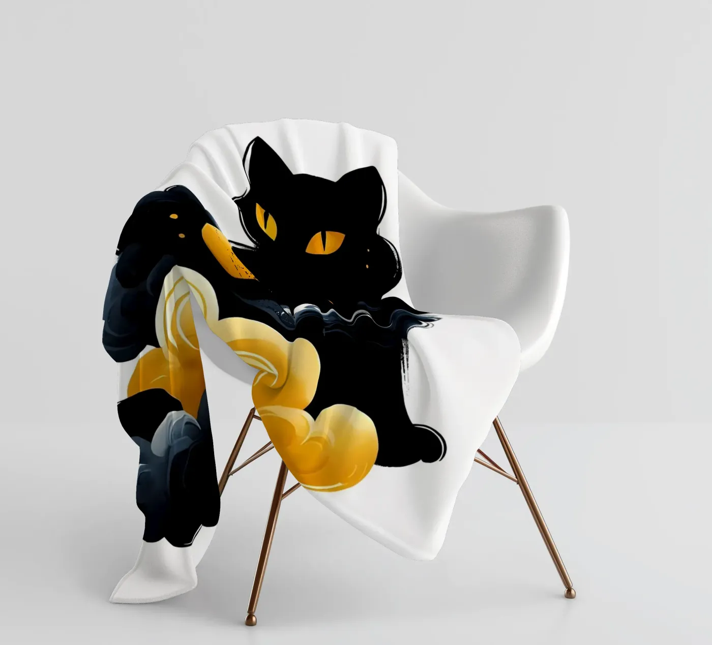 Gatto Celeste coperta in pile da ARTOMATIC