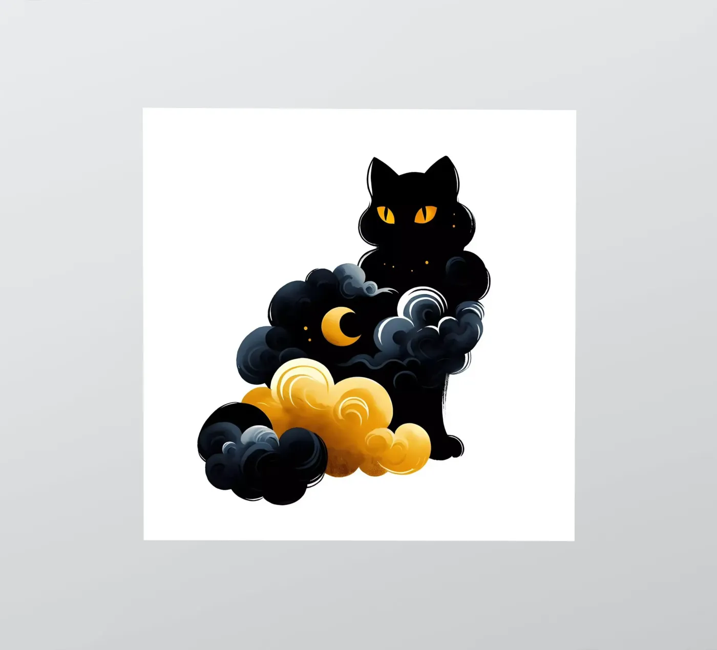 Celestial Cat sticker by ARTOMATIC