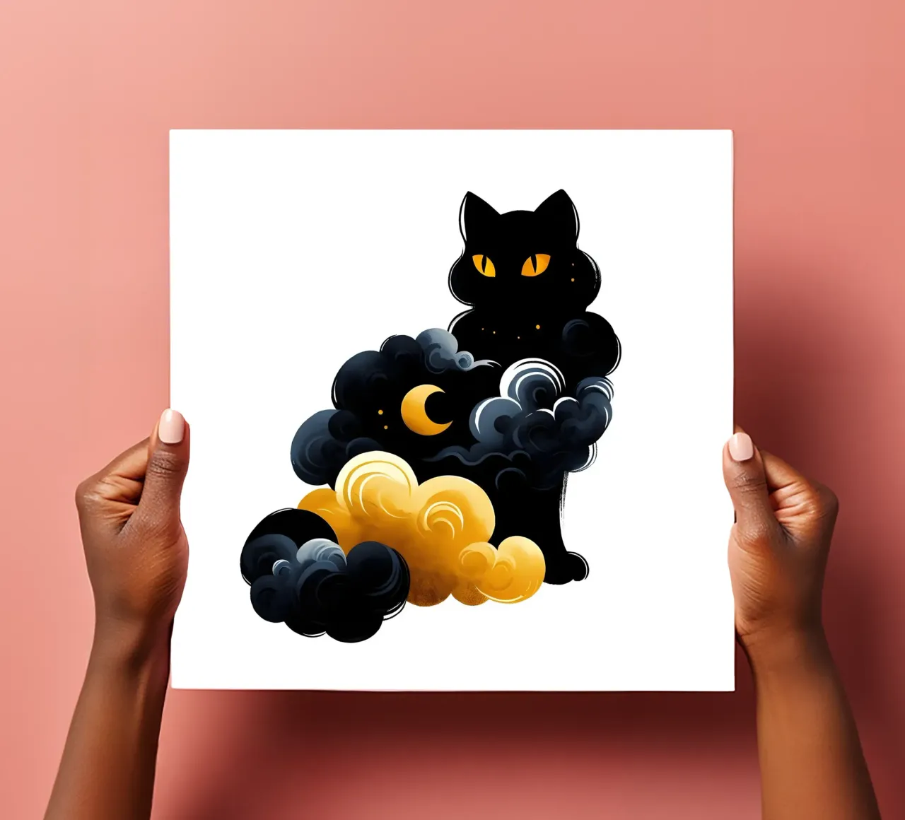 Celestial Cat sticker sheet by ARTOMATIC