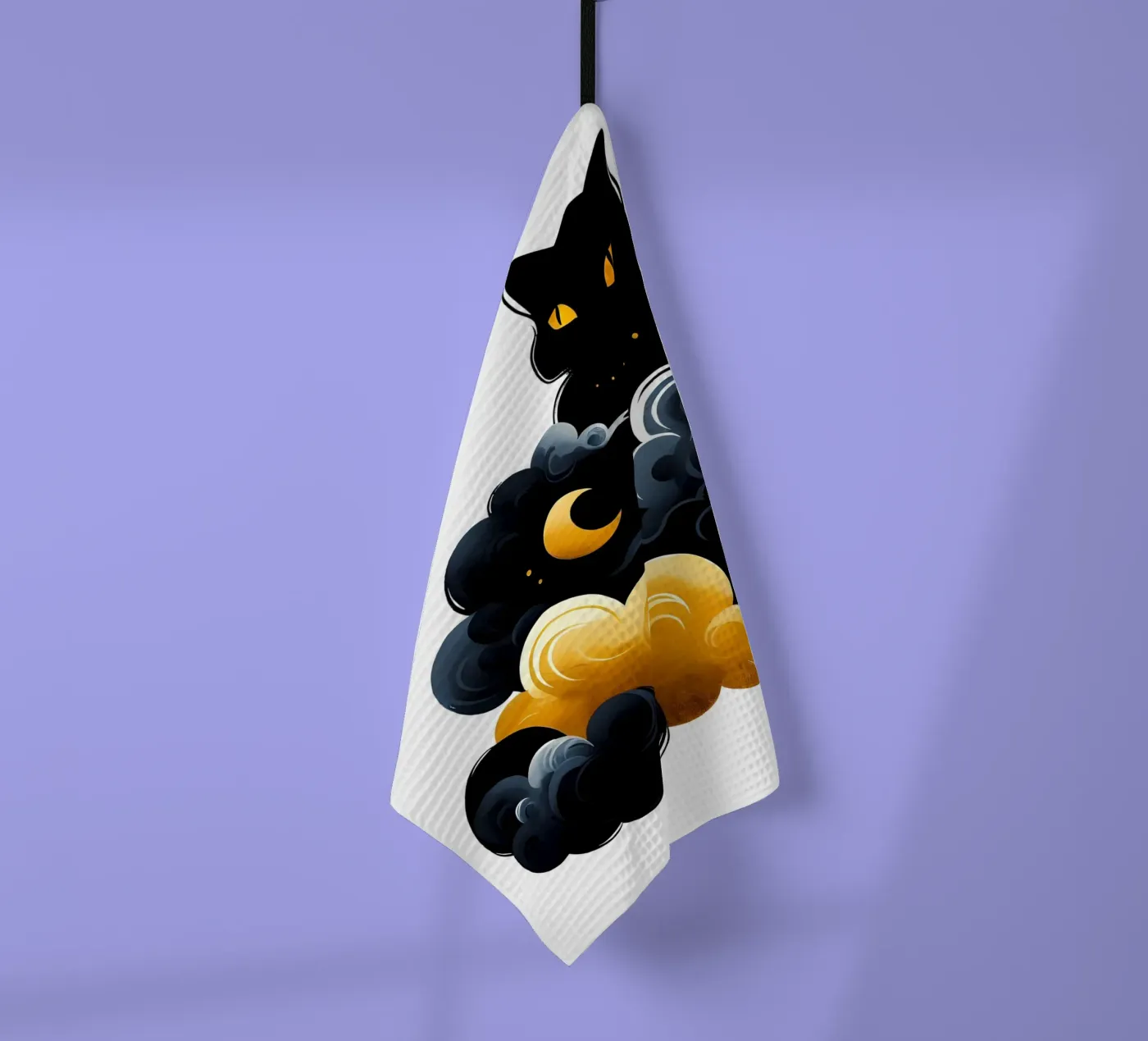 Celestial Cat torchon de ARTOMATIC