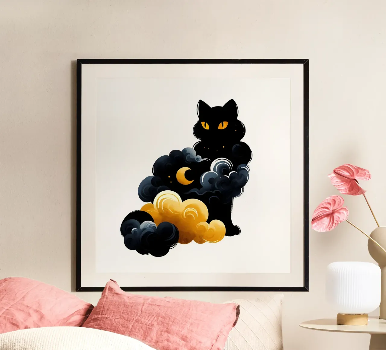 Celestial Cat hahnemühle by ARTOMATIC