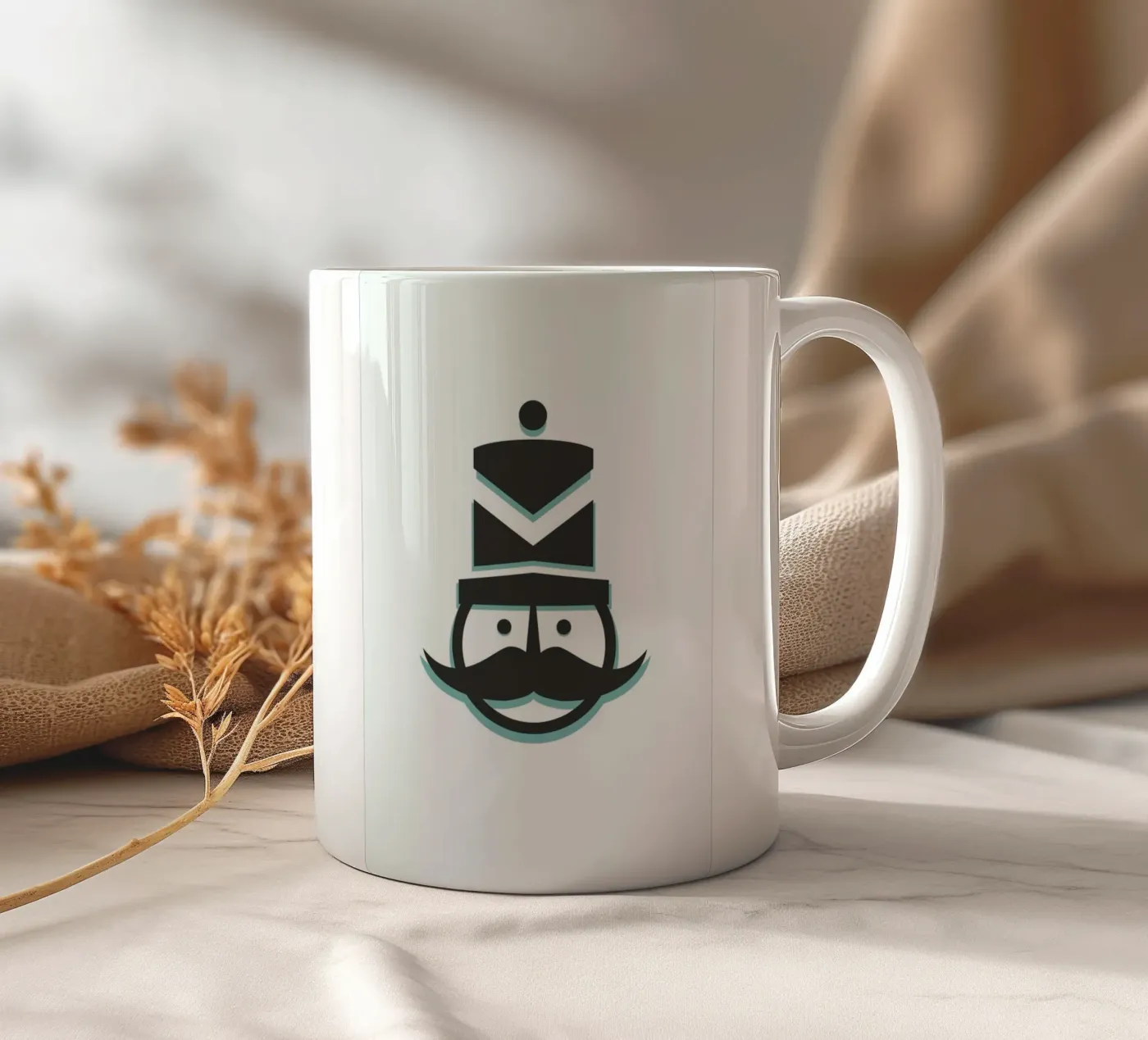 Nordic Nutcracker ceramic mug by Studio One