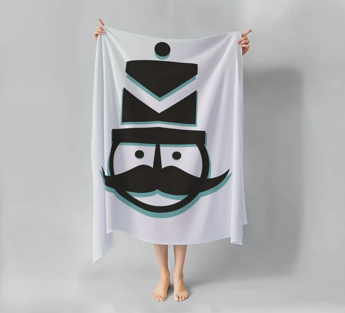 Nordic Nutcracker strandhanddoek van Studio One