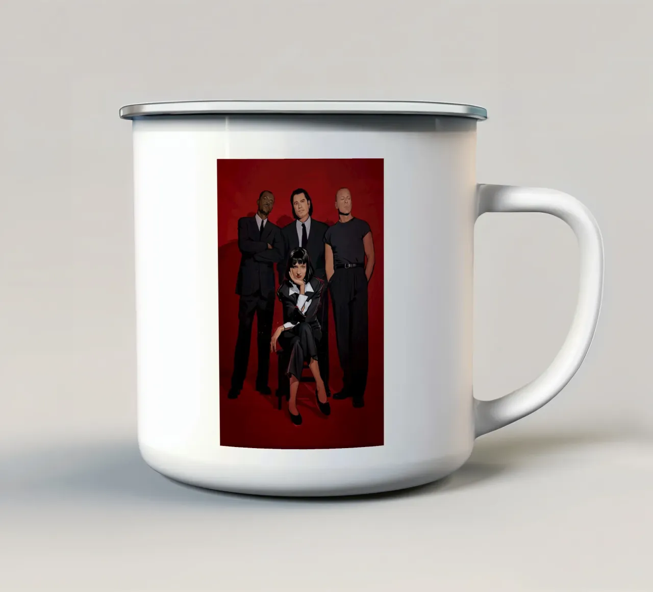 Pulp Fiction Group tazza in smalto da nabakumov