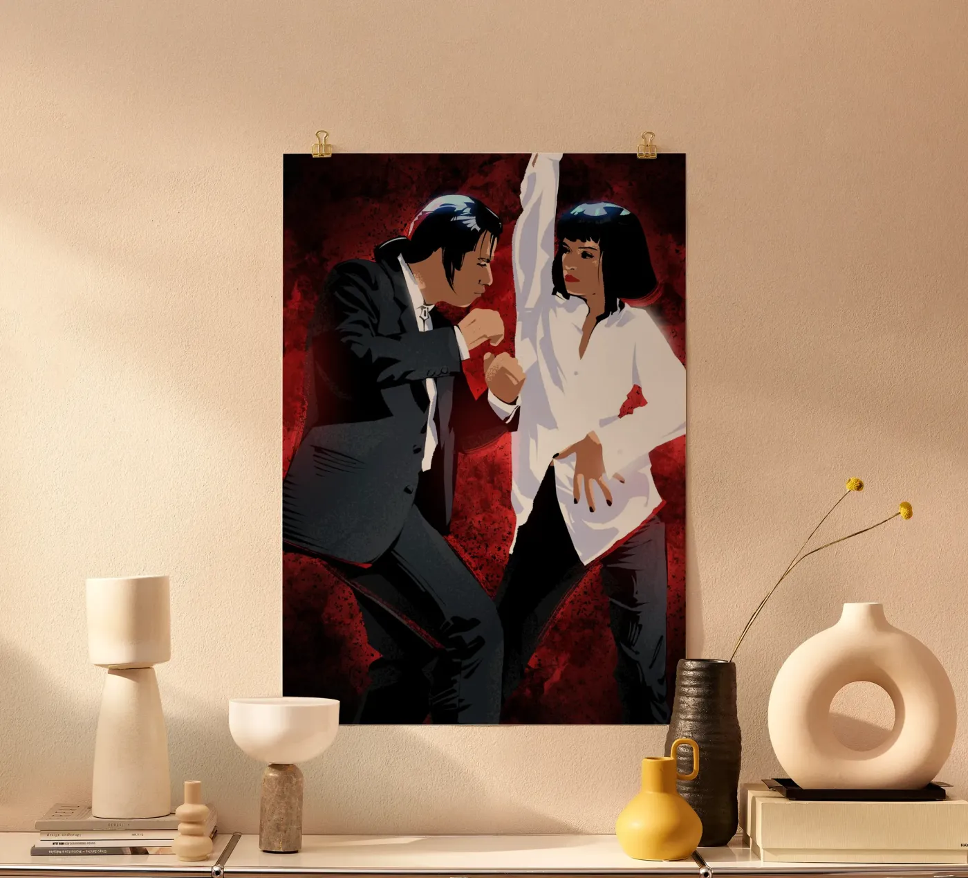 Pulp Fiction Dancing Poster von nabakumov