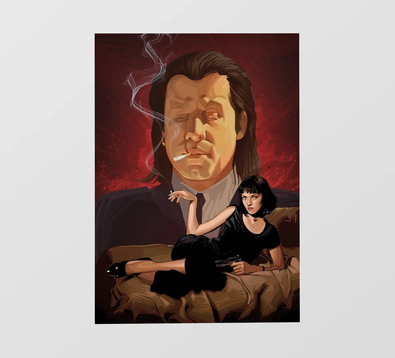 Pulp Fiction pellicola backlit da nabakumov