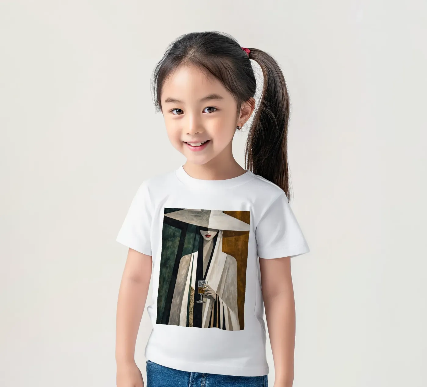 Veiled Elegance t-shirt bambini da Catvalenzuele