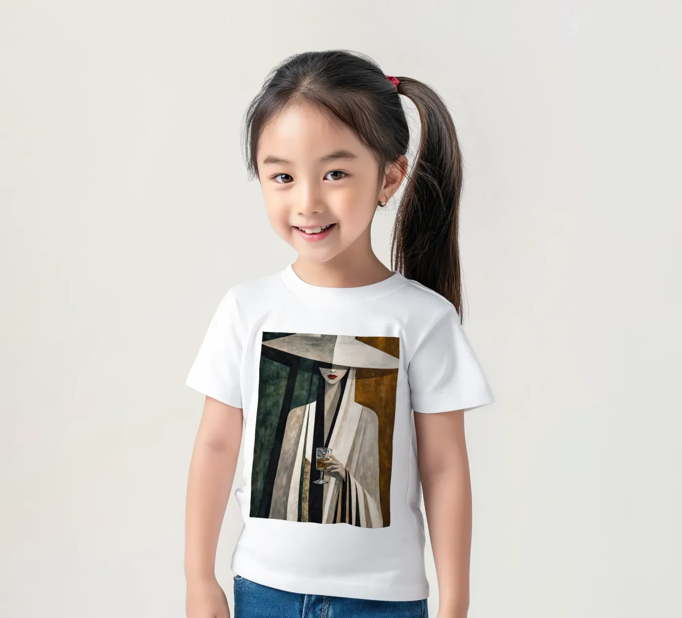Veiled Elegance t-shirt bambini da Catvalenzuele